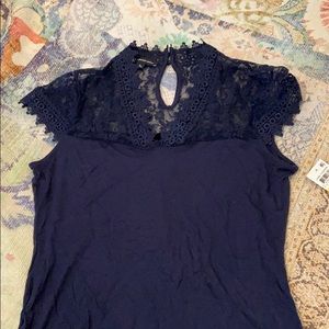 Deep twilight INC lace top